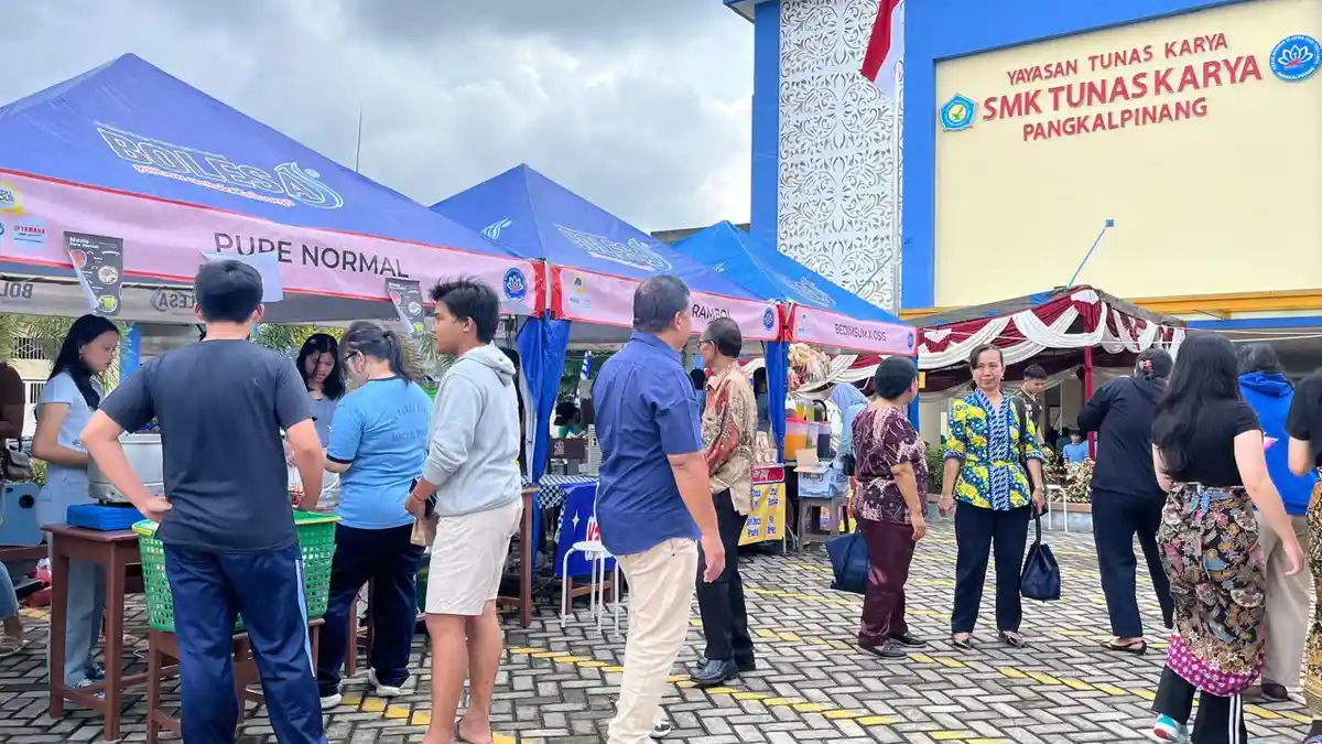 SMK Tunas Karya Pangkalpinang Gelar Gebyar Naskar Vol.04, Dorong Siswa Berwirausaha